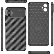 Lunirawear Lunir  Samsung Galaxy A05 Kılıf Auto Focus Karbon Kapak - Siyah 889658