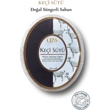 Oens Keçi Sütü Özlü Doğal Süngerli Sabun Yumuşatıcı ve Besleyici Cilt Temizleyici 120G