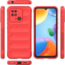 Lunirawear Lunir  Xiaomi Redmi 10C Kılıf Optimum Silikon - Kırmızı 889658