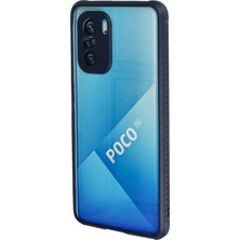 Lunirawear Lunir  Xiaomi Poco F3 Kılıf Miami Şeffaf Silikon - Lacivert 889658