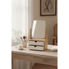 UltraMint Aynalı Çok Bölmeli Makyaj ve Takı Düzenleyici Organizer