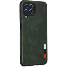 Lunirawear Lunir  Samsung Galaxy M33 Kılıf Loop Deri Silikon - Yeşil 889658