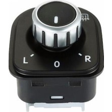 Haspart Golf 5 / Golf 6 / Jetta / Passat B7 Ayna Kumanda Düğmesi Krom