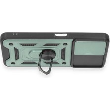 Lunirawear Lunir  Xiaomi Redmi Note 12 4g Kılıf Pars Lens Yüzüklü Silikon - Yeşil 889658