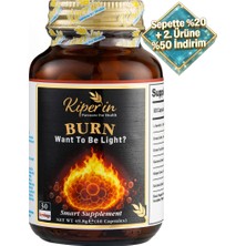 Kiperin Burn | Yağ Yakıcı | L-Karnitin, Yeşil Çay, Guarana, Zencefil, Garsiniya, Kafein | 60 Kapsül