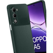 Lunirawear Lunir  Oppo A5 4g Auto Focus Karbon Kapak - Koyu Yeşil 889658