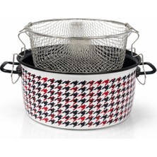 PR Home Forte Black Emaye Kızartma Tenceresi 22 cm