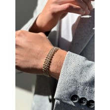 Yener Mücevher Date Altın Erkek Bileklik