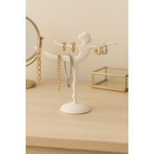 UltraMint Şık Balerin Tasarımlı Dekoratif Takı Standı, 20 cm Organizer