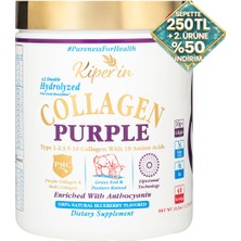 Kiperin %100 Saf ve Doğal Mor & Çoklu Kolajen Peptitleri içeren Lipozomal Teknoloji Diyet Takviyesi (576 gr)