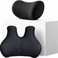 Microcase Visco Ortopedik Memory Foam Oto Koltuk Kafa ve Destek Minderi + Kafa Destek Minderi AL5523