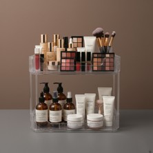 UltraMint Iki Katlı Mika Raf Organizer – Şık ve Fonksiyonel Depolama Çözümü