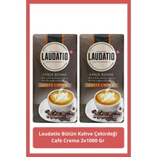 Laudatio Bütün Kahve Çekirdeği Cafe Crema 2X1000 gr