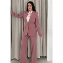 Vuntal Butik Blazer Takım Elbise Tek Düğme Ceket Pantolon