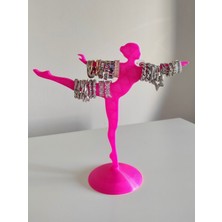 UltraMint Dekoratif Balerin Tasarımlı Takı Standı, Çok Katlı, Çok Amaçlı Organizatör