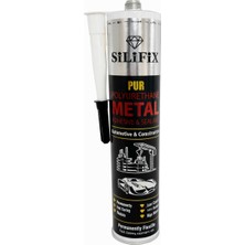 Silifix Poliüretan Mastik (Yapı - Inşaat - Otomotiv) Gri Renk (Hızlı Kürleşm) Emetal Yapıştırıcı