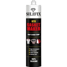 Silifix Gasket Maker ( Yüksek Isı Silikonu ) Kırmızı Rengi