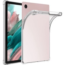 Platin Store Pilatin  Samsung Galaxy Tab A9 Kılıf Anti Shock Tablet Silikon - Şeffaf Zeyd