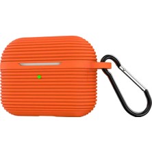 Bg Arzenis Arzenis  Airpods Pro 3 (3.nesil) Raven Silikon Kılıf - Turuncu 9968547