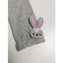 Moda Rüyası Tavşanlı Gri Kız Çocuk Tayt