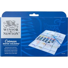Winsor & Newton Winsor Newton Cotman 24'lü Profesyonel Sulu Boya Seti