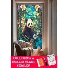 Dege Home Şeffaf, Desen Baskılı, Yapışkanlı Folyo. Duşakabin, Balkon, Mutfak, Banyo, Ofis Camı. Desen NO:13003