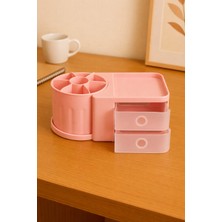 UltraMint Plastik Çekmeceli Masaüstü Organizer Takı ve Aksesuar Saklama Kutusu