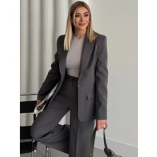 Vuntal Butik Blazer Takım Elbise Tek Düğme Ceket Pantolon