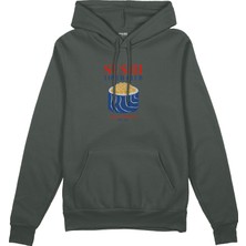 The Lucid Lab Sushi Lover Club Oversize Hoodie - Antrasit