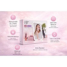 UltraMint Şık Ledli Aynalı Makyaj Kutusu, Pratik ve Güzel Saklama Çözümü