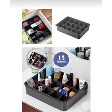 UltraMint Çekmece Içi 15 Bölmeli Düzenleyici Organizer, Pratik ve Şık Saklama Çözümü