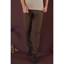 Efor P 1135 Slim Fit Tütün Spor Pantolon