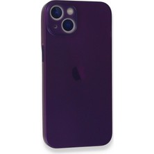 Kayem Kay  iPhone 14 Plus Kılıf Pp Ultra Ince Kapak - Mor 56487
