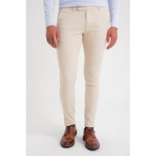 Efor P 1124  Pantolon Slim Bej Casual