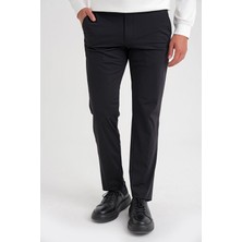 Efor Erkek Comfort Fit Rahat Kalıp Siyah Pantolon P 1187