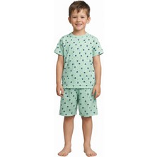 Lilian L42041S Games Erkek Çocuk Şortlu Pijama Takımı