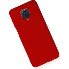 Kayem Kay  Xiaomi Redmi Note 9 Pro Kılıf Nano Içi Kadife Silikon - Kırmızı 56487