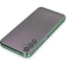 Kayem Kay  Samsung Galaxy A14 4g Kılıf Razer Lensli Silikon - Yeşil 56487