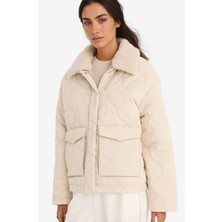 DeFacto Su İtici Regular Fit Polo Yaka Polar Astarlı Mont F2146AX25WN