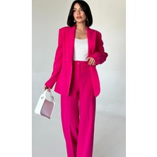 Vuntal Butik Blazer Takım Elbise Tek Düğme Ceket Pantolon