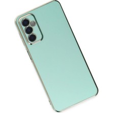 Platin Store Pilatin  Samsung Galaxy M23 Kılıf Volet Silikon - Açık Yeşil Zeyd