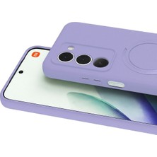 Bg Arzenis Arzenis  Xiaomi Redmi 15 4g Regal Magsafe Standlı Kapak - Lila 9968547