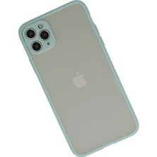 Bg Arzenis Arzenis  iPhone 12 Pro Max Kılıf Montreal Silikon Kapak - Turkuaz 9968547