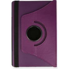 Bg Arzenis Arzenis  Lenovo M10 Fhd Plus X606F Kılıf 360 Tablet Deri Kılıf - Mürdüm 9968547