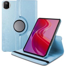 Kayem Kay  Huawei Honor Pad X7 360 Tablet Deri Kılıf - Mavi 56487