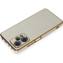 Bg Arzenis Arzenis  Xiaomi Redmi Note 12 Pro Plus Kılıf Volet Silikon - Beyaz 9968547