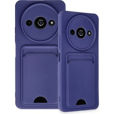 Kayem Kay  Xiaomi Redmi A3 4g Kılıf Kelvin Kartvizitli Silikon - Lacivert 56487