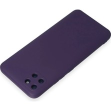 Platin Store Pilatin  Realme C11 Kılıf Nano Içi Kadife Silikon - Mor Zeyd