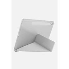 Kayem Kay  Samsung Galaxy Tab S10 Fe Plus 13.1 Kalemlikli Mars Tablet Kılıfı - Gri 56487