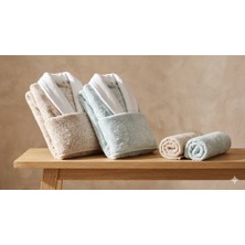 Özdilek Fınery Bej-Yeşil Aile Seti